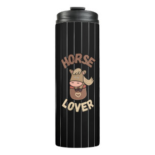 Cute horse thermal tumbler