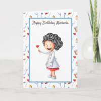 Cute Hospital Pattern Nurse Birthday