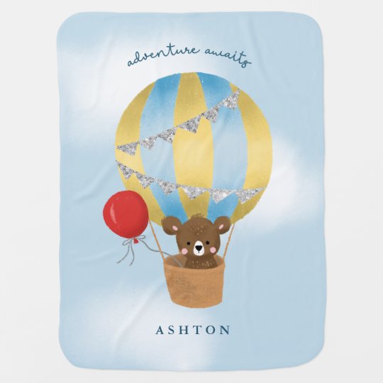 hot air balloon teddy bear