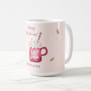 Cute Hot Cocoa Holiday Illustration Coffee Mug