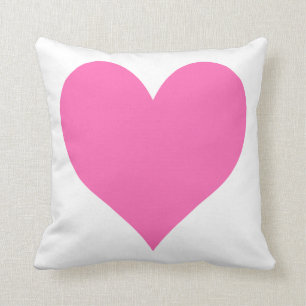 Cute Hot Pink Heart Cushion