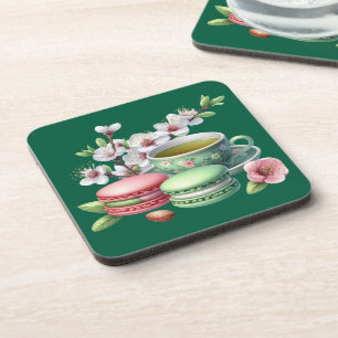 Cute hot tea lovers coaster