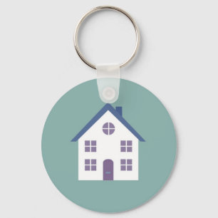 Cute house key chain