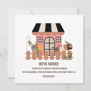 Cute House   New Home Moving Announcement