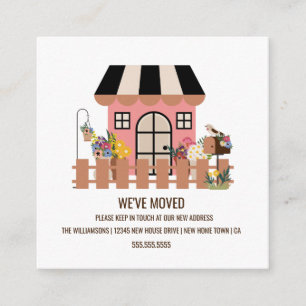 Cute House   New Home Moving Announcement