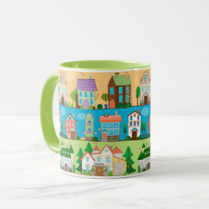 Cute Houses Mug