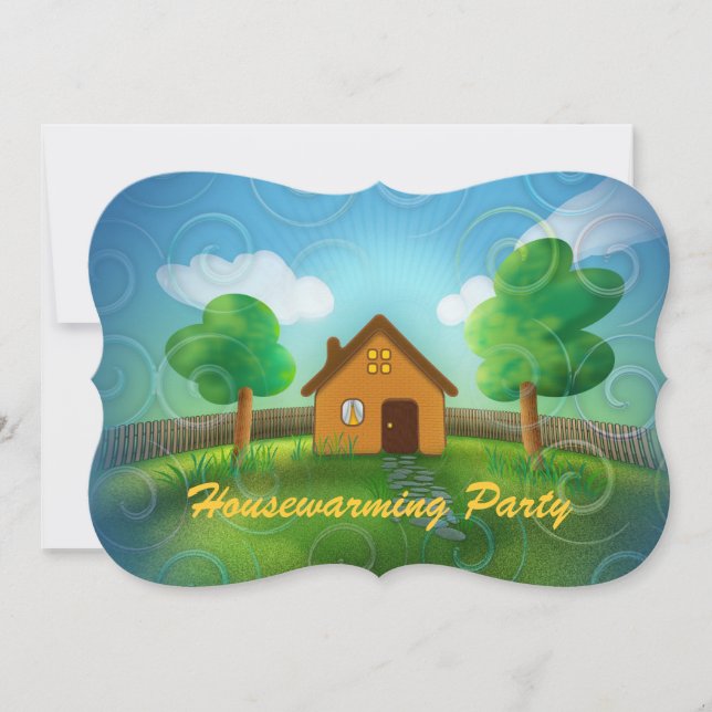 Cute Housewarming Party Invitation (Front)