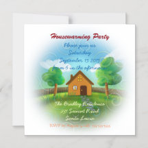 Cute Housewarming Party Invitation