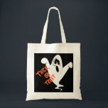 Cute Howling Ghost Trick or Treat Tote Bag<br><div class="desc">An adorable ghost howls at all who approach. Use for Halloween parties,  trick-or-treating,  or simply enjoy it during the Halloween season as a carry-all.</div>