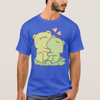 Cute Hugging Frogs In Love T-Shirt