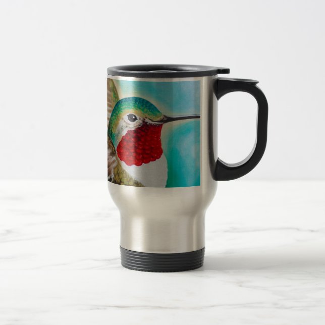 Cute Hummingbird Travel Mug (Right)