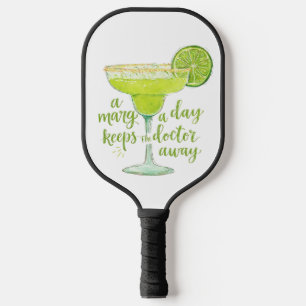 CUTE HUMOROUS MARGARITA THEMED SAYING PICKLEBALL PADDLE