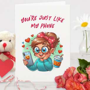 Cute Humourous Quote Dating Funny Valentines Day Card