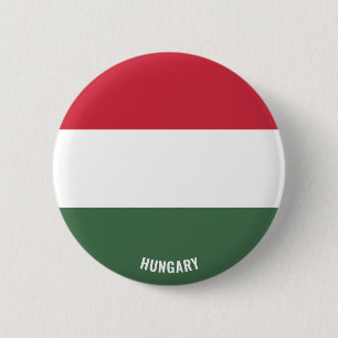 Cute Hungary Flag Patriotic 6 Cm Round Badge