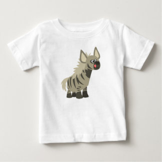 Cute Hungry Cartoon Striped Hyena Baby T-Shirt