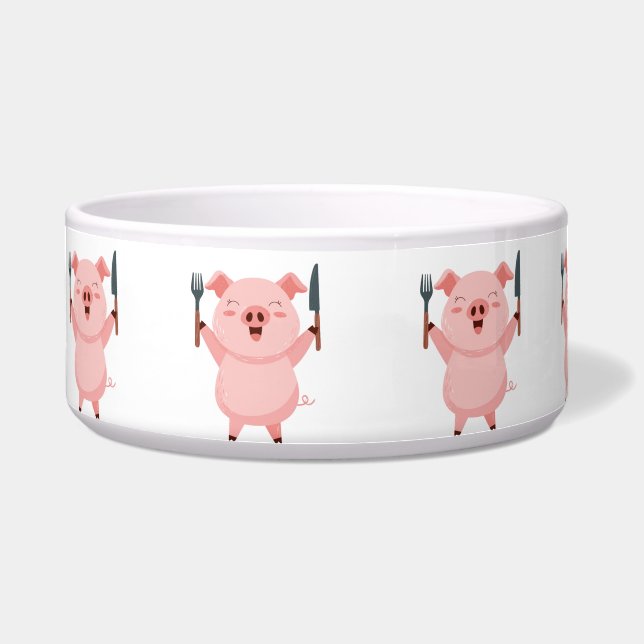 Cute Hungry Piggy  (Front)