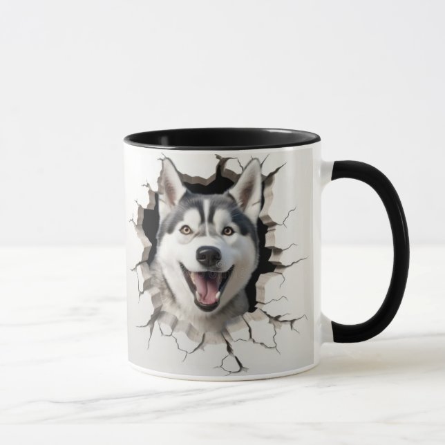 cute husky  mug (Right)