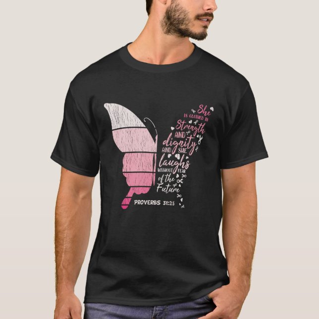 Cute I Am The Storm Breast Cancer Warrior Survivor T-Shirt (Front)