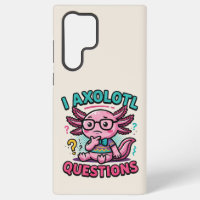 Cute I Axolotl Questions aztec nerd with glasses