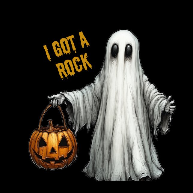 Cute I Got a Rock Halloween Tote Bag (Creator Uploaded)