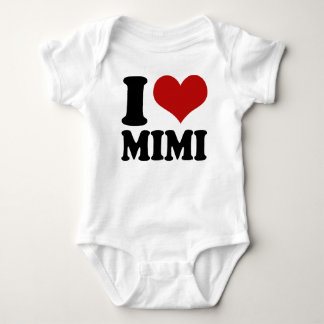 Cute I Heart Mimi Baby Bodysuit