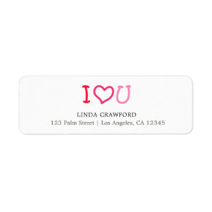 Cute I Heart You Valentine's Day