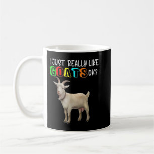 Cute I Just Really Like Goats Cute Goat Owner Love Coffee Mug
