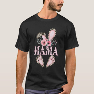 Cute I Love Being A Mama Bunny T-Shirt