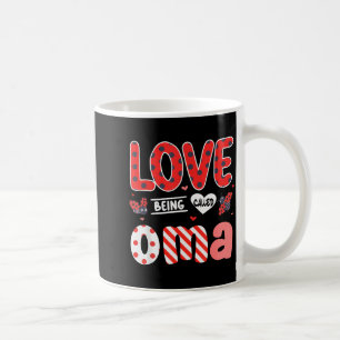 Cute I Love Being Called Oma Ladybug Happy Valenti Coffee Mug