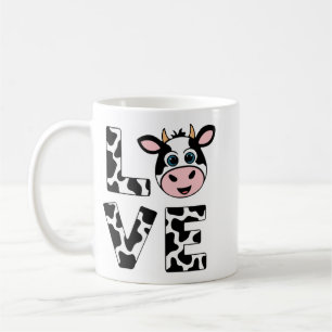Cute I Love Cows Coffee Mug