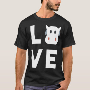 Cute I Love Cows Cow For Kids T-Shirt
