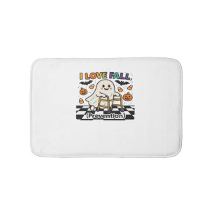Cute I Love Fall Prevention Physical Therapy Ghost Bath Mat