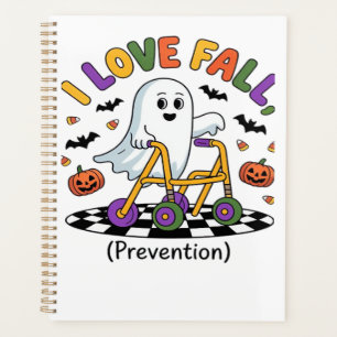 Cute I Love Fall Prevention Physical Therapy Ghost Planner