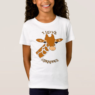 Cute I Love Giraffes T-Shirt