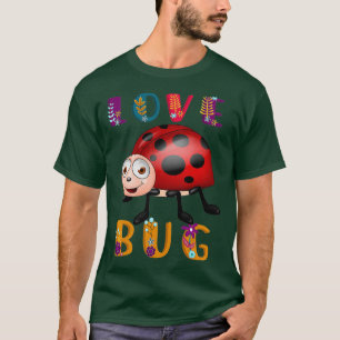 Cute I Love Ladybug Gift Girl Insect Entomology T-Shirt