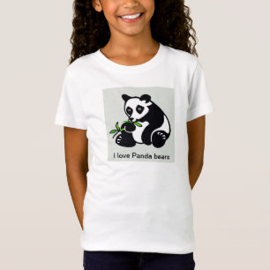 Cute - I love Panda Bears - Wildlife - Nature T-Shirt