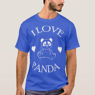 Cute I Love Panda Gifts Bear Lover Premium 594 T-Shirt