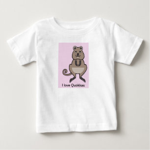 Cute - I love QUOKKAS - Wildlife - Nature - Baby T-Shirt