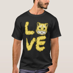 Cute I Love Rodent Mouse Rat Mice Hamster Animal T-Shirt