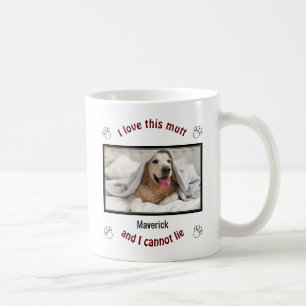 Cute I LOVE THIS MUTT   Personalised Dog Lover Coffee Mug