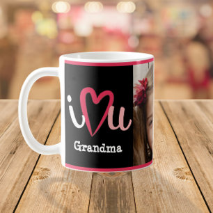 Cute I Love You Heart Photo Coffee Mug