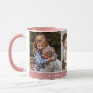 Cute I LOVE YOU MOM Happy Mother's Day Photo  Mug