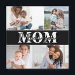 Cute I LOVE YOU MOM Mother's Day Photo<br><div class="desc">Cute I Love You Mum Mother's Day Photo Magnetic Card features four of your favourite photos with the text "I love you Mum" in modern white typography. Designed by ©Evco Studio www.zazzle.com/store/evcostudio</div>