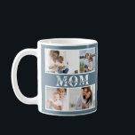 Cute I LOVE YOU MOM Mother's Day Photo Coffee Mug<br><div class="desc">Cute I Love You Mum Mother's Day Photo Coffee Mug features four of your favourite photos with the text "I love you Mum" in modern white typography. Designed by ©Evco Studio www.zazzle.com/store/evcostudio</div>