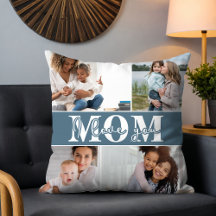 Cute I LOVE YOU MOM Mother's Day Photo