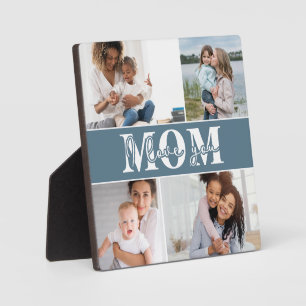 Cute I LOVE YOU MOM Mother's Day Photo Plaque