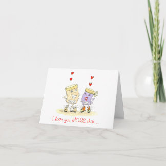 CUTE! I love you more card