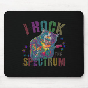Cute I Rock The Spectrum Autism Mum Motivational U Mouse Mat