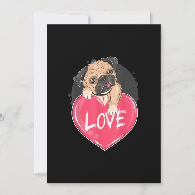 Cute I Steal Hearts Pug | Valentine Day Gift (Front)