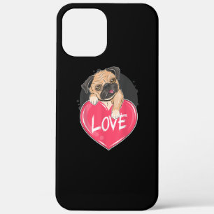 Cute I Steal Hearts Pug Valentine Day Gift iPhone 12 Pro Max Case